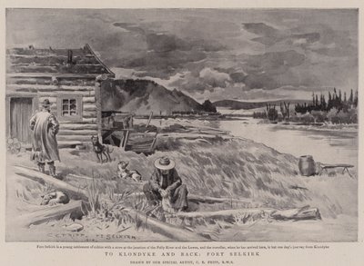 To Klondyke and Back, Fort Selkirk by Charles Edwin Fripp